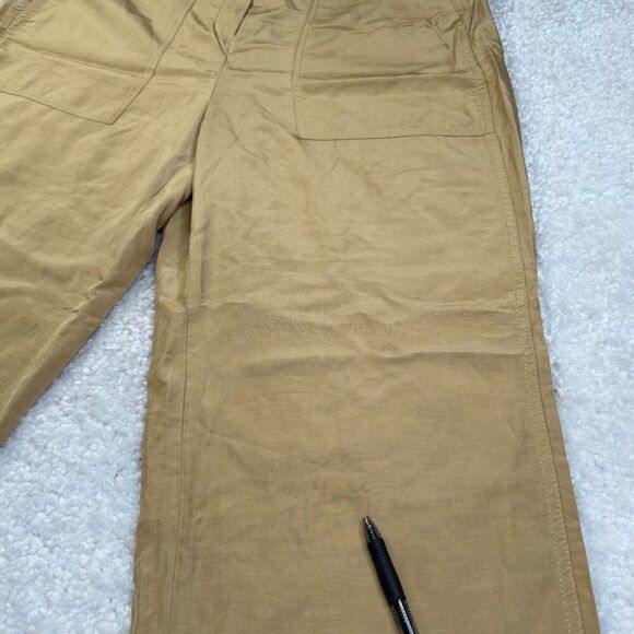J. Crew Straight Leg Lounge Surplus Pocket Pant Tan 14 NEW DEFECT - Picture 8 of 13